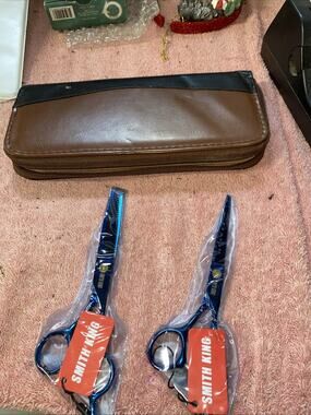 Two Smith King Grooming Scissors